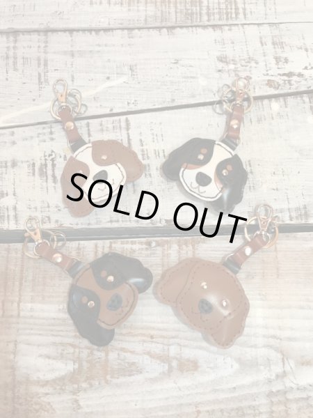 画像2: 本革キャバリアキーホルダー (2)