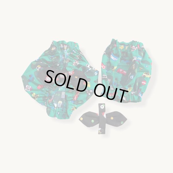 画像2: すあませいさくしょ☆自動車いっぱいリボンスヌード (2)