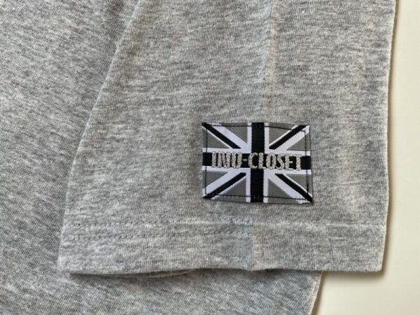 画像3: 【GRAY】INU-CLOSET ロゴ★スパングルTシャツ (3)