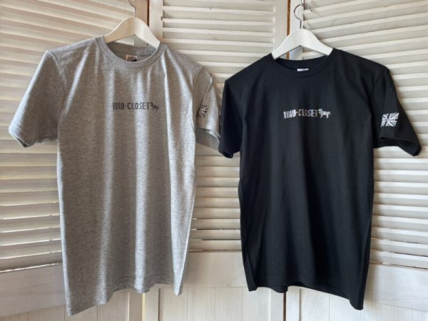 画像5: 【GRAY】INU-CLOSET ロゴ★スパングルTシャツ (5)