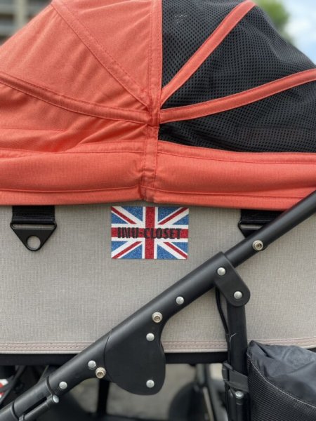 画像3: グリッターワッペン:ユニオンジャックイヌクロロゴ (3)