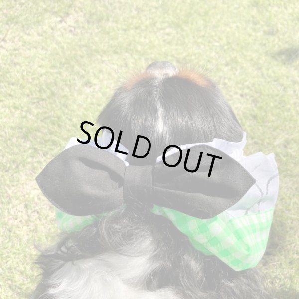 画像3: すあませいさくしょ☆シースルーネオンギンガム・リボンスヌード (3)