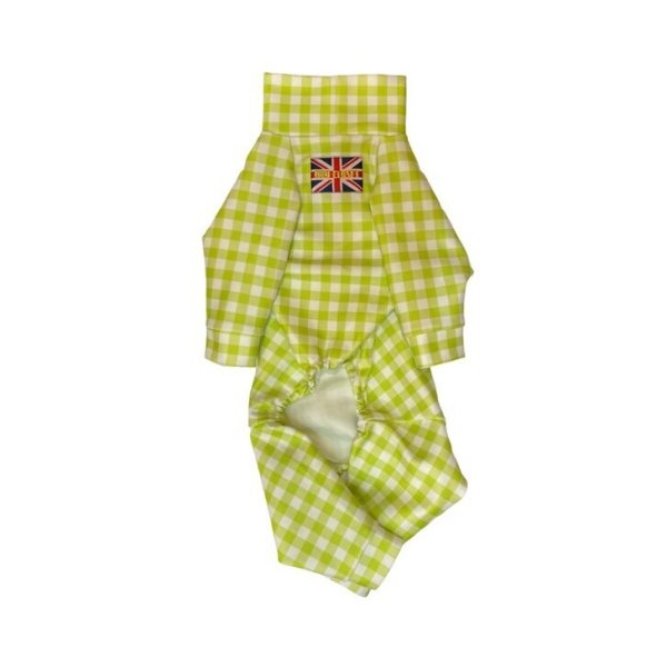 画像2: 【30%OFF】【キャバスーツ LIMITED】ギンガムチェック:ライム (2)