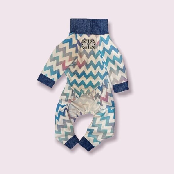 画像2:  【50%OFF】 【キャバスーツ LIMITED】indigoボーダー (2)