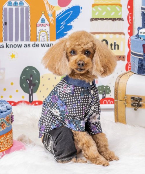 画像8:  【30%OFF】 【as know as de wan】N ギンガムフラワーSH (8)