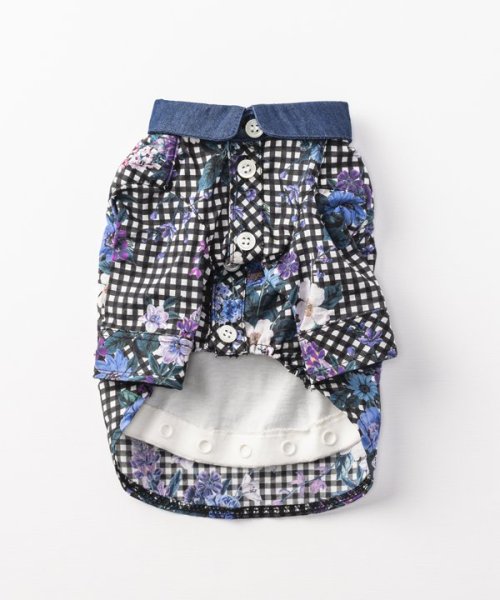 画像4:  【30%OFF】 【as know as de wan】N ギンガムフラワーSH (4)