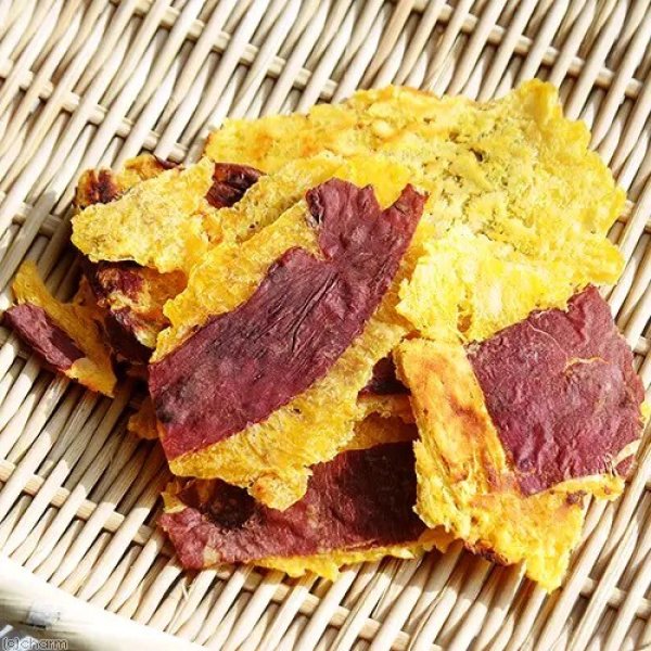画像2: キャバスーツチップス・カリカリ焼き芋せんべい(80g) (2)