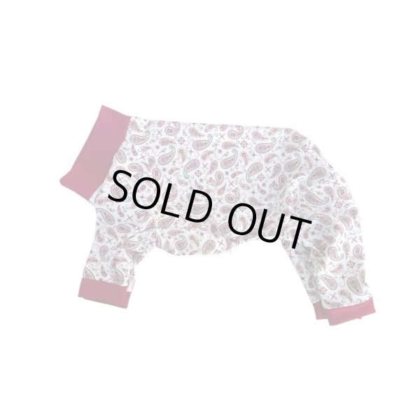 画像1:  【50％OFF】 【キャバスーツ】ホワイトペイズリー (1)