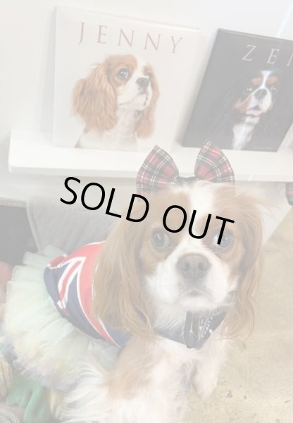 画像2: キャバスーツ☆リボンカチューシャ：REDチェック (2)