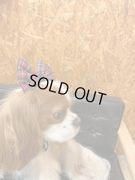 画像4: キャバスーツ☆リボンカチューシャ：REDチェック (4)