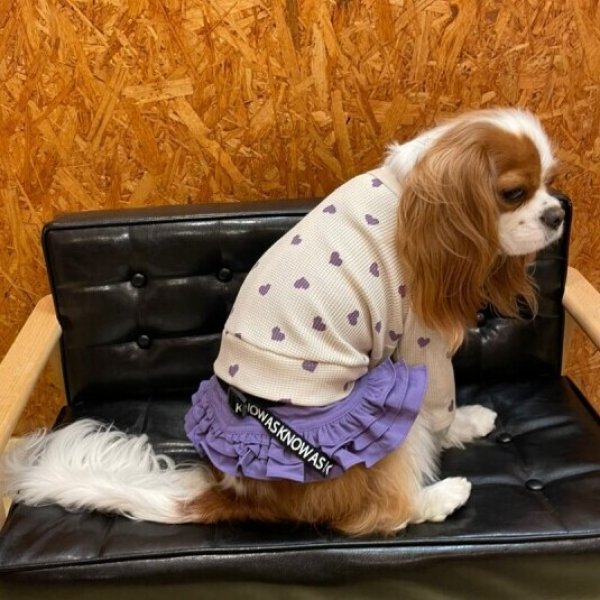 画像6:  【30％OFF】 【as know as de wan】ＮハートワッフルロンＴ お着替えシリーズ (6)