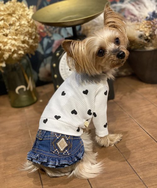 画像15:  【30％OFF】 【as know as de wan】ＮハートワッフルロンＴ お着替えシリーズ (15)