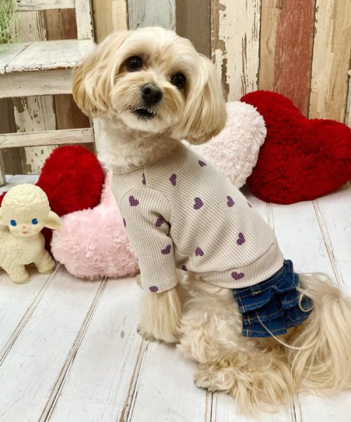 画像22:  【30％OFF】 【as know as de wan】ＮハートワッフルロンＴ お着替えシリーズ (22)