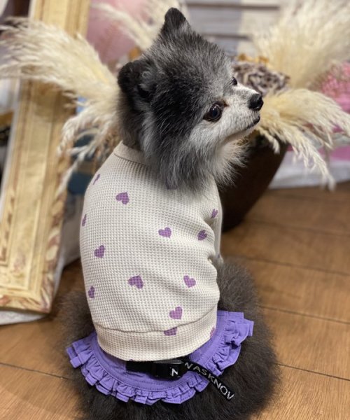 画像18:  【30％OFF】 【as know as de wan】ＮハートワッフルロンＴ お着替えシリーズ (18)