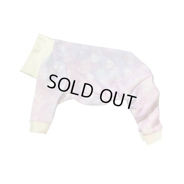 画像1: 50%OFF【キャバスーツ  FLEECE】ユメカワハート (1)