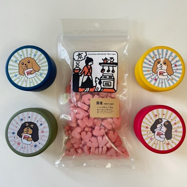 画像2: 【おやつ缶セット】ハートのふーさん (2)
