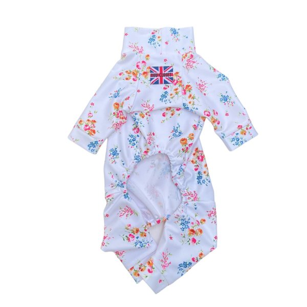 画像2:  10％OFF 【キャバスーツ　LIMITED】WHITE FLORAL (2)