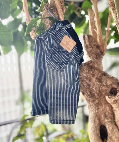 画像2:  【10％OFF】 【as know as de wan】Ｎa刺繍ヒッコリーPT (2)