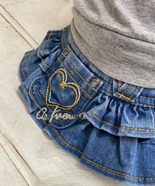 画像4: 【as know as de wan】ＮＣハートｄｅ刺繍ＳＫ (4)