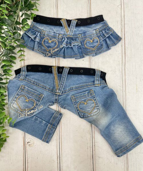 画像7: 【as know as de wan】ＮＣハートｄｅ刺繍ＳＫ (7)