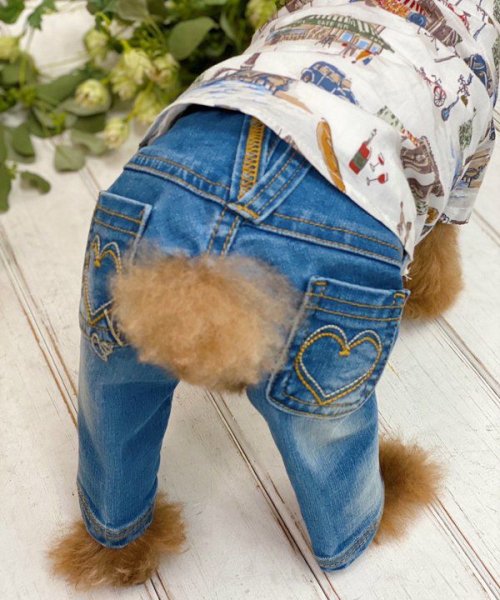 画像3: 【as know as de wan】ＮＣハートｄｅ刺繍ＰＴ (3)