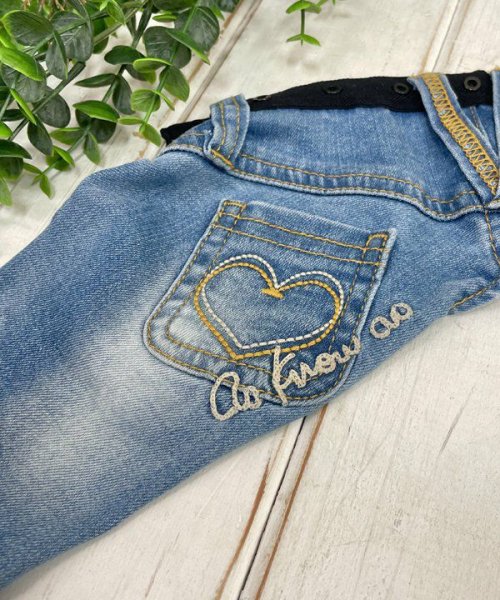 画像2: 【as know as de wan】ＮＣハートｄｅ刺繍ＰＴ (2)