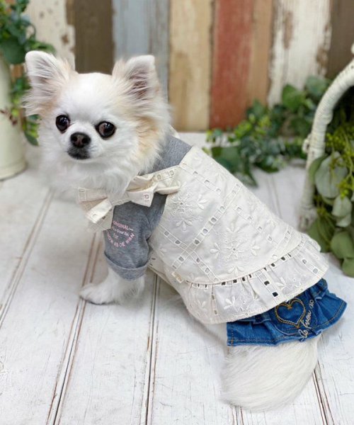 画像6: 【as know as de wan】ＮＣハートｄｅ刺繍ＳＫ (6)