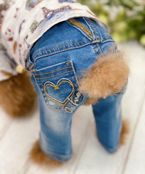 画像4: 【as know as de wan】ＮＣハートｄｅ刺繍ＰＴ (4)