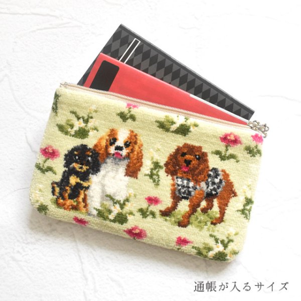 画像3: Enjeau(アーンジョー)：【キャバリアペア・フラットポーチ】 (3)