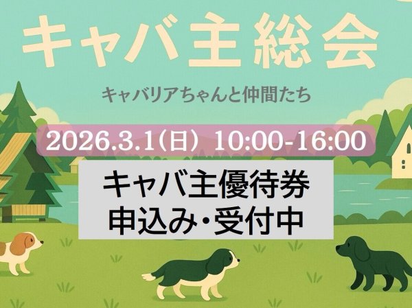 画像1:  【キャバ主優待券】 令和八年度キャバ主総会 (1)