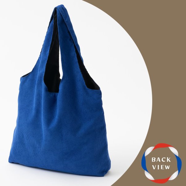 画像7: キャバリアコーデュロイトートバッグ (7)