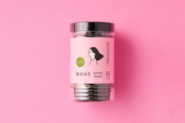 画像1: わさび【のりもも】味付海苔ボトル (1)