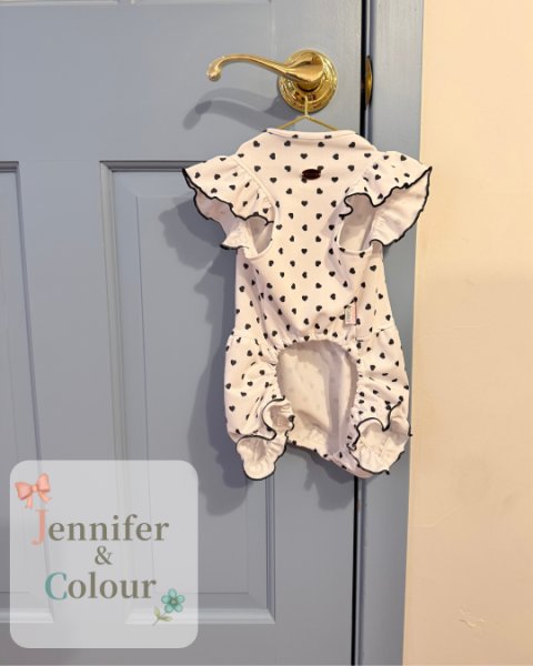 画像2:  【注文受付中】  6月新作  【Jennifer & Colour】BALLOON ROMPERS（バルーンロンパース）Many Hearts (2)