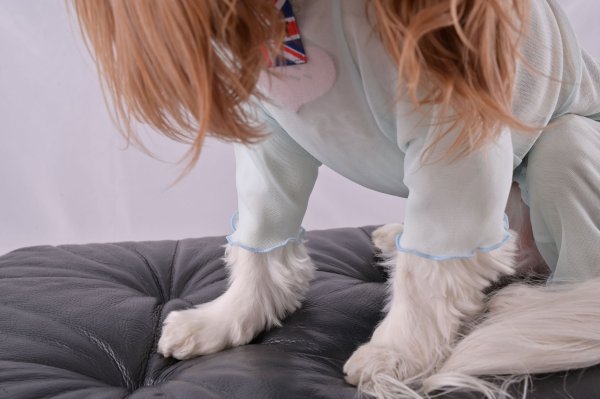 画像4:  2月新作 【キャバスーツ LIMITED】Airy SMOCK：MINT (4)