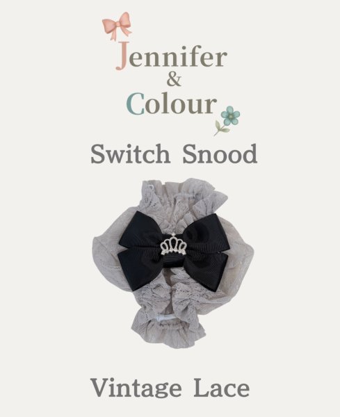 画像1: Jennifer & Colour スイッチスヌード： Vintage Lace (1)