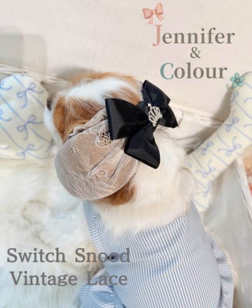 画像2: Jennifer & Colour スイッチスヌード： Vintage Lace (2)