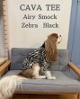 画像1:  【注文受付中】  8月新作 【CAVA TEE】Airy SMOCK：ZEBRA BLACK (1)