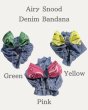 画像2: エアリースヌード： Denim Bandana (2)
