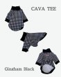 画像3:  【注文受付中】  9月新作 【CAVA TEE】GINGHAM BLACK (3)