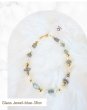 画像2: My Fit Jewelry ネックレス【Glass Jewel -BLUE-・38cm】★先行販売★ (2)