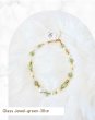 画像2: My Fit Jewelry ネックレス【Glass Jewel GREEN-・38cm】★先行販売★ (2)