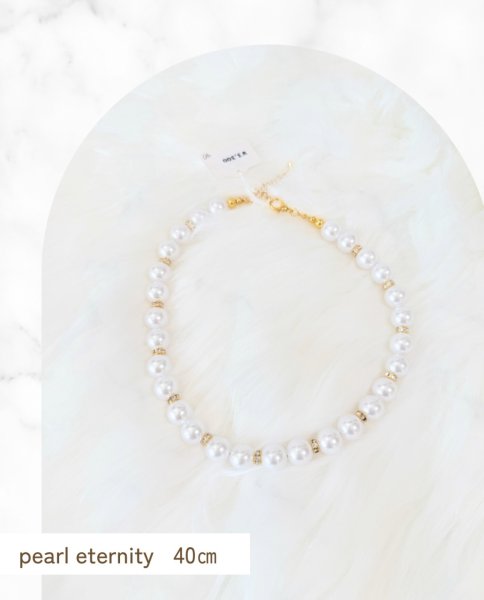 画像2: My Fit Jewelry ネックレス【Pearl Eternity・40cm】★先行販売★ (2)