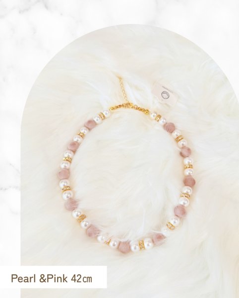 画像2: My Fit Jewelry ネックレス【Pearl Pink・42cm】★先行販売★ (2)