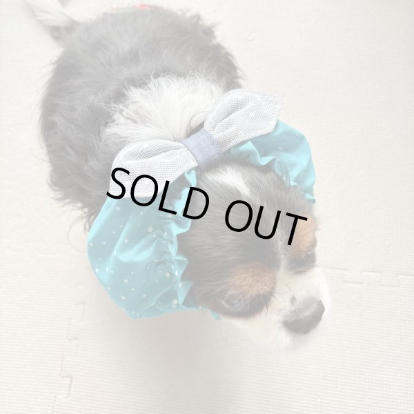 画像2: すあませいさくしょ☆デニムレースリボンスヌード (2)