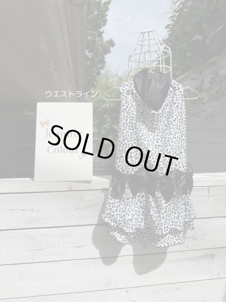 画像4:  【20%OFF】 Lサイズ（リボン選択可）【Jennifer & Colour】リボンドレス・ジャガー (4)