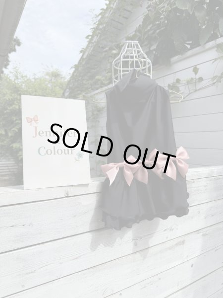 画像6:  【20%OFF】 Lサイズ（リボン選択可）【Jennifer & Colour】リボンドレス・ジャガー (6)