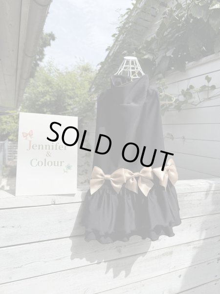 画像7:  【20%OFF】 Lサイズ（リボン選択可）【Jennifer & Colour】リボンドレス・ジャガー (7)