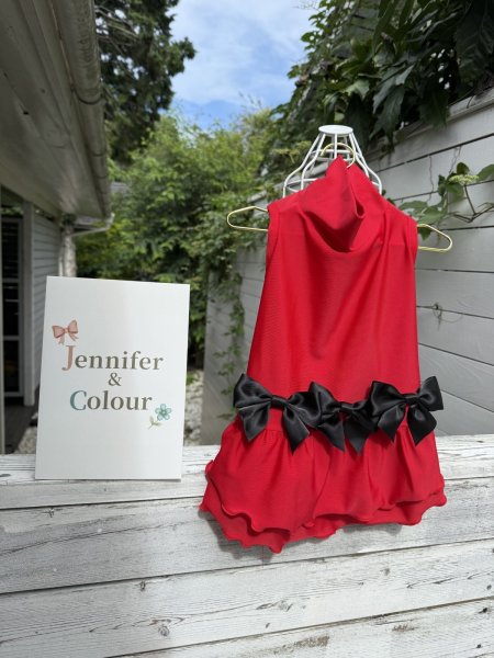 画像15: 【Jennifer & Colour】リボンドレス・ジャガー (15)