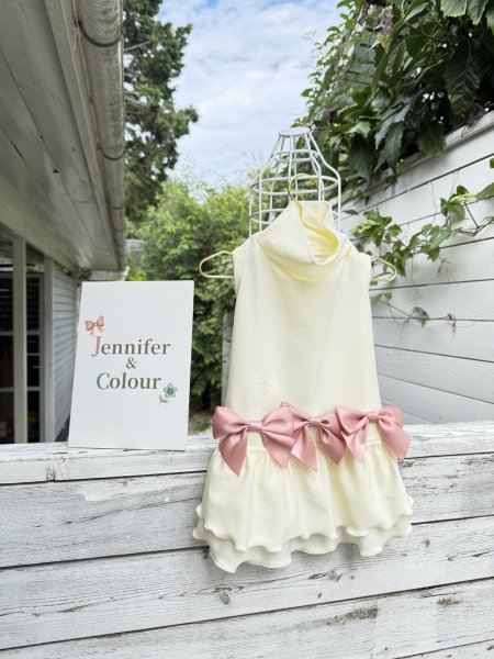 画像16: 【Jennifer & Colour】リボンドレス・ジャガー (16)