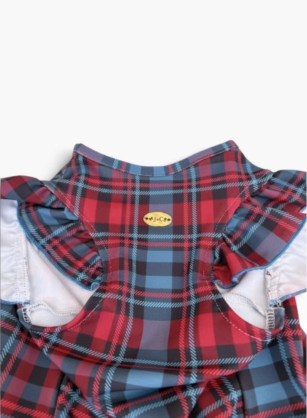 画像5:  【注文受付中】  10月新作  【Jennifer & Colour】BALLOON ROMPERS（バルーンロンパース）Preferred TARTAN CHECK（プリファードタータンチェック） (5)
